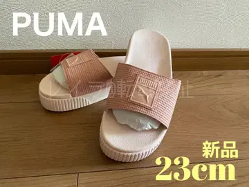 PUMA 플랫폼 슬라이드 핑크 베이지 새상품 23cm