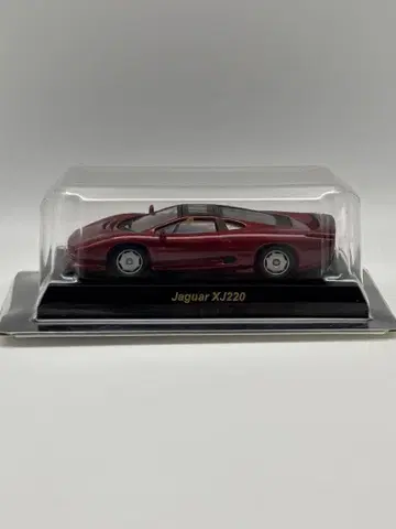 교쇼 Jaguar XJ220 미니카 레드 케이스 포함 재규어