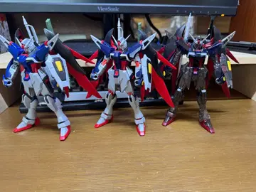 [정크] HG 데스티니 건담 SpecII 3체 세트 + 제우스 실루엣