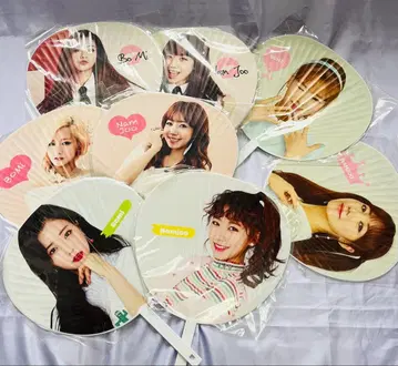 APINK 보미 남주 공식 부채 8장 세트 미사용에 가까움 K-POP