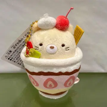 스미코구라시 딸기 파르페 고양이