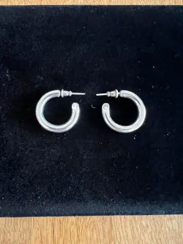 실버 925 후프 귀걸이 23mm