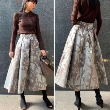 새상품급 프레이 아이디 롱 스커트 하늘하늘 민트 그린 맥시 길이