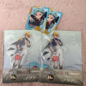 최애의 아이 아쿠아 아크릴 스탠드 제일복권 카드