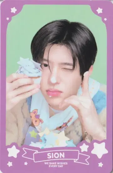 NCT WISH 랜덤 파티시에 카드 세트 시온 위시 베이커리 MD A