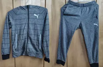 푸마 스트라이프 후드티 팬츠 상하의 세트 저지