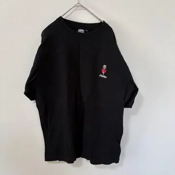 베티 붑 블랙 t셔츠 원포인트 자수