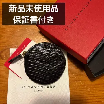 BONAVENTURA 보나벤투라 리자드 엠보싱 가죽 코인 케이스