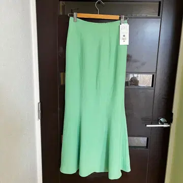 새상품 FRAY I.D 아세테이트 롱 스커트/띠어리, 23구, 로페