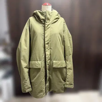 유니클로 하이브리드 다운 파카 올리브 사이즈 XL