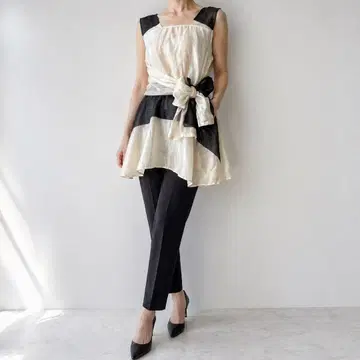 SPORTMAX 튜닉 M 봄/여름 리본 고급
