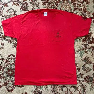 90s 헤인즈 싱글스티치 기업 뱅크 USA제 구제 의류 T셔츠