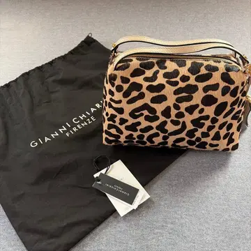 GIANNI CHIARINI 알리파 M 레오파드 무늬 숄더백 송치