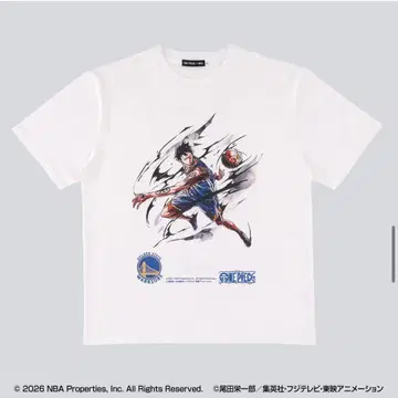 [ 미사용 새상품 ] ONE PIECE x NBA T-Shirts / 로