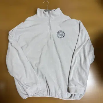 오버사이즈 사이드라인 하프 지퍼 MSG