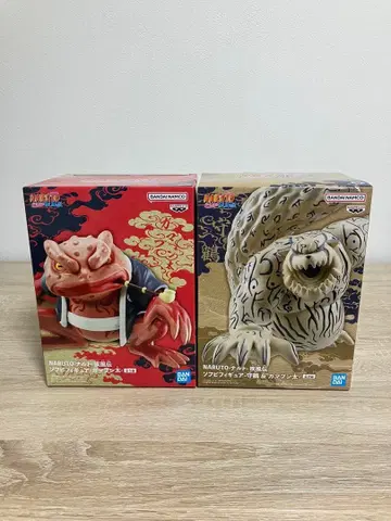 나루토 질풍전 소프트 비닐 피규어 슈카쿠 가마분타 초기판 2체 세트