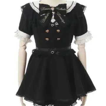 LIZLISA 볼륨 플레어 메이드라이크 셋업 블랙