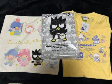 바츠마루 배드마츠마루 벌스데이 라이브 타월 하피단부이 5주년 T셔츠