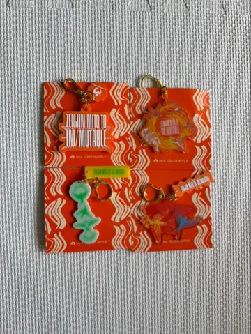 미세스 젠진미도와 이뮤터블 랜덤 가챠 키링 4종 세트