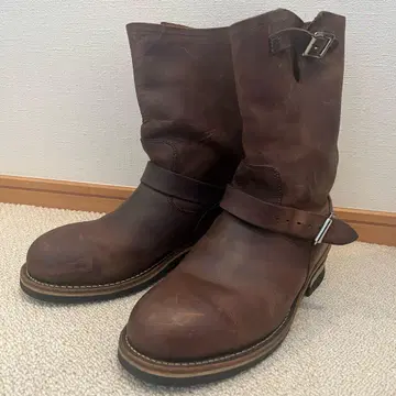 [ HAWKINS ] 호킨스 엔지니어 부츠 스틸토 브라운 가죽