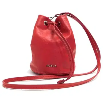 새상품급 FURLA 훌라 미니 복조리 숄더백 바디 크로스백 빨간색