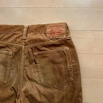 양품! 더 리얼 맥코이 조 맥코이 Lot 989 코듀로이 팬츠 플레어
