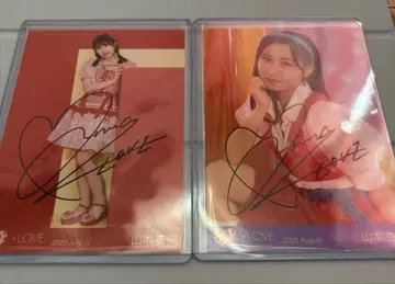 이코러브 야마모토 안나 친필 전국 투어 2022 빨간색 체크 갸루