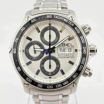 레어 새상품급 에벨 1911 디스커버리 데이데이트 남성용 자동 손목시계