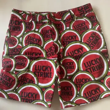 LUCKY STRIKE 로고 숏팬츠