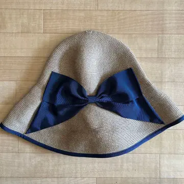 Athena New York 리본 포함 스트로우 햇