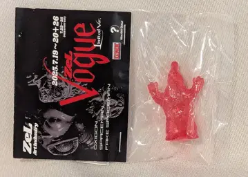 젤 아트 인더스트리 엑소헤드 손가락 인형 클리어 레드 성형