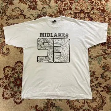 90s 싱글 스티치 화이트 USA제 클래스 빈티지 구제 의류 T셔츠