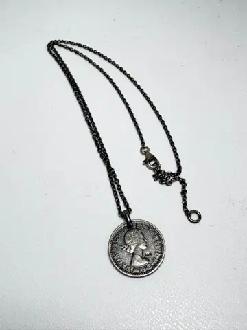 JAM HOME MADE / 실버925 시크 스펜스 코인 목걸이