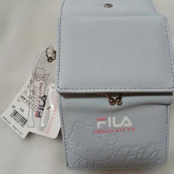 FILA HELLO KITTY 3단 폴더형 지갑 새상품급 라이트 블루