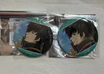 은혼 토부 동물공원 트레이딩 장면 사진 캔뱃지 히지카타 토시로 2개 세트