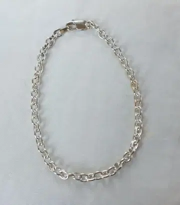 실버 925 아즈키 팔찌 얇은