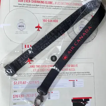 [ 미개봉 ] 에어캐나다 공식 넥스트랩 공항 코드 AirCanada