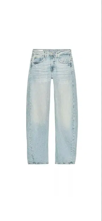 ZARA TRF SHIFTED SEAM 로우라이즈 데님