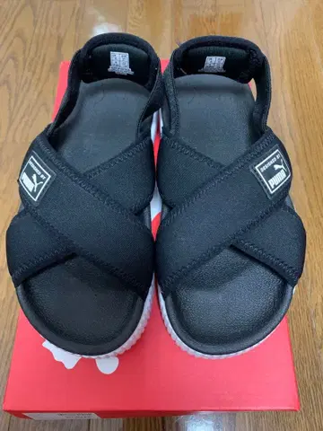 [ 23.0cm ] PUMA 푸마 샌들 블랙