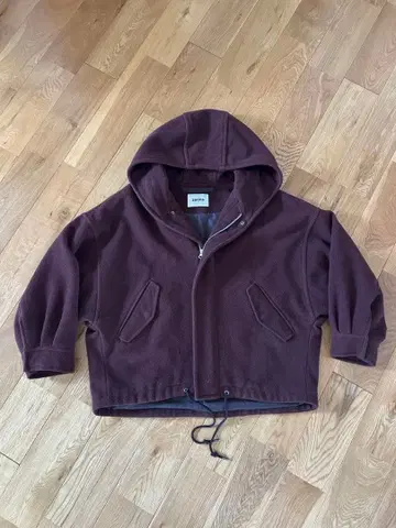 ZUCCA 후드 부착 브라운 자켓