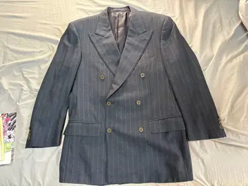 Ermenegildo Zegna 더블 브레스트 자켓 스트라이프