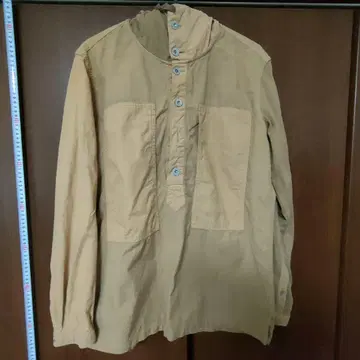 GOWEST 밀리터리 재구축 아노락 후드티 후디 일본제 카멜 M