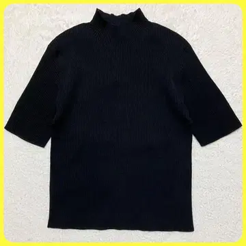 미사용급 CFCL PORTRAIT SHORT SLEEVE TOP 블랙 F