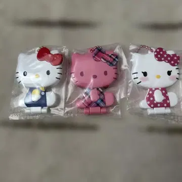 산리오 헬로키티 거울 컬렉션 핑크 도트 스탠다드