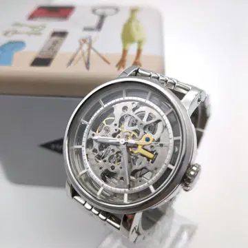 FOSSIL 양면 스켈레톤 자동 와인딩 손목시계 ME3067