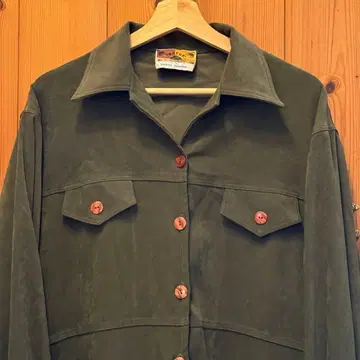 프랑스제 빈티지 유로 셔츠 올리브