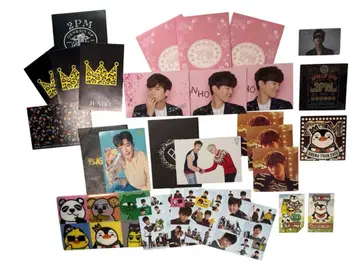 2PM 준호 트레이딩 카드 상상 클리어 카드 씰 yazoo 등 18점