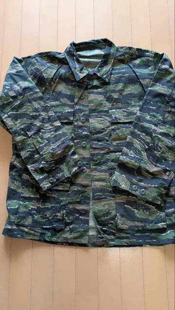 U.S.ARMY 미군 타이거 카모 패턴 밀리터리 자켓 군용 실물