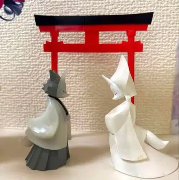 여우의 신부 전뇌 목수 채색 신랑 채색 신부 1세트