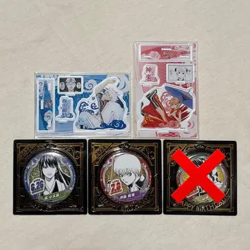 은혼 생일 명장면 디오라마 캔뱃지 2024 오키타 카츠라 카구라 긴토키